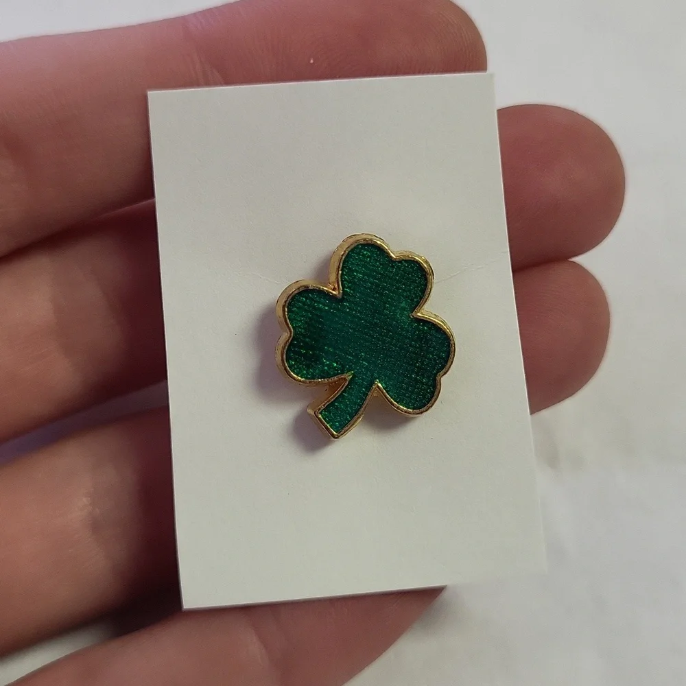 Shamrock Pin For Saint Patricks Day